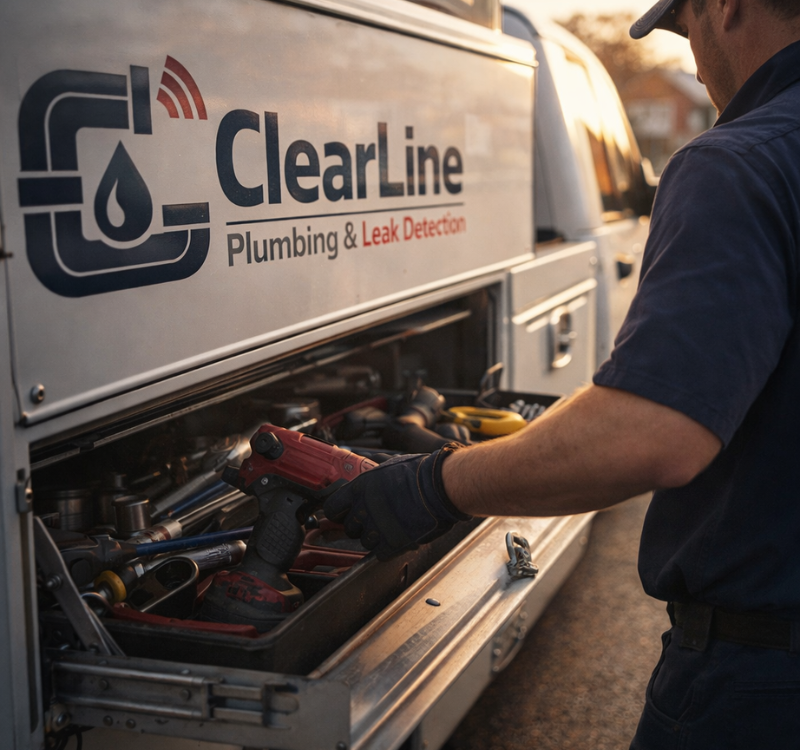 ClearLine Plumbing & Leak Detection technician
